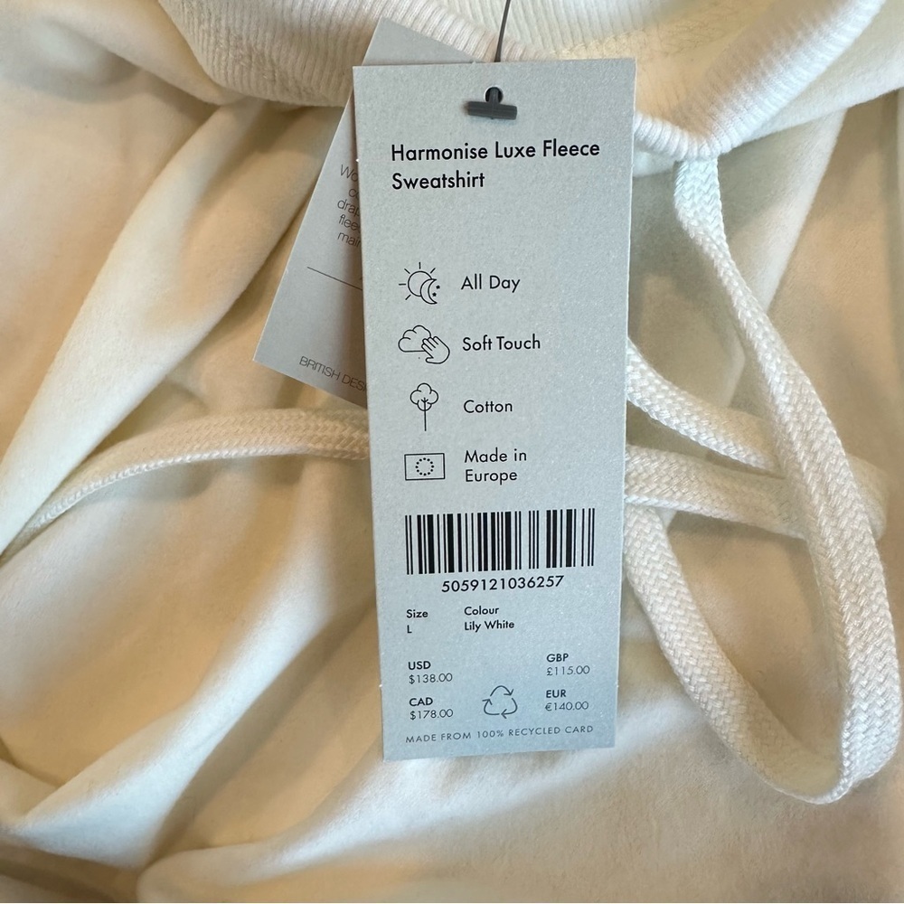 Sweaty Betty Harmonise Luxe Fleece Sweatshirt - Picture 8 of 12